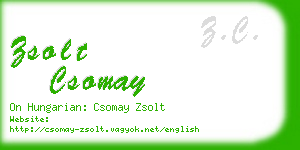 zsolt csomay business card